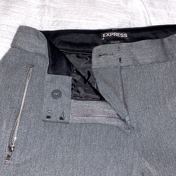 Express Columnist Pant | Size 4R | Boot Leg | Charcoal Gray - Picture 8 of 8